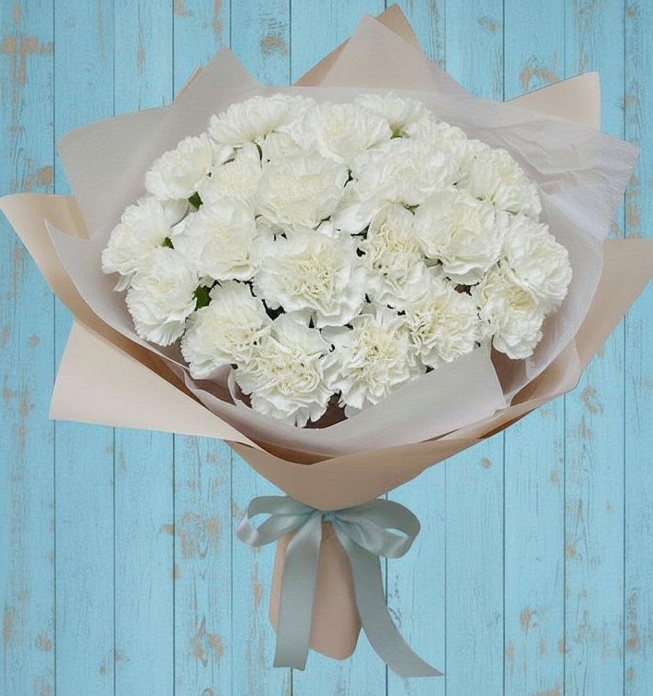 Букет цветов из: Гвоздики в Старое Шайгово