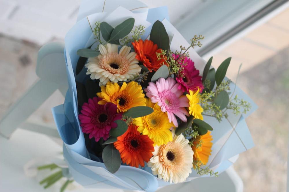 Букет цветов из: Герберы в Старое Шайгово