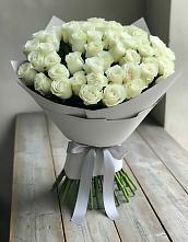 Букет 35 Белых роз в Старое Шайгово