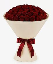 Букет 101 Бордовая роза Блэк Бакарра в Старое Шайгово