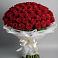 Букет 101 Красная роза Блэк Мэджик в Старое Шайгово
