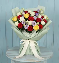 Букет цветов из:  Розы в Старое Шайгово