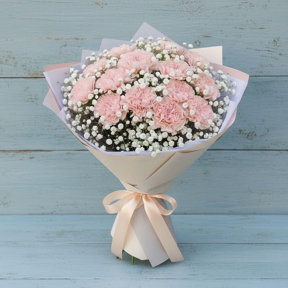 Букет цветов из: Гвоздики в Старое Шайгово