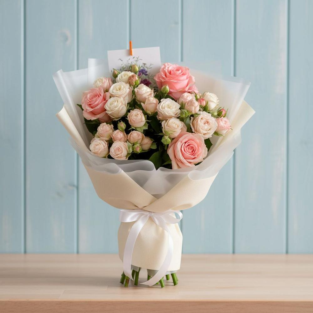 Букет цветов из: Розы в Старое Шайгово