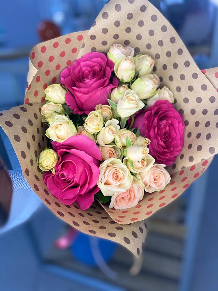 Букет цветов из: Розы в Старое Шайгово