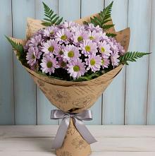 Букет цветов из:  Хризантемы в Старое Шайгово