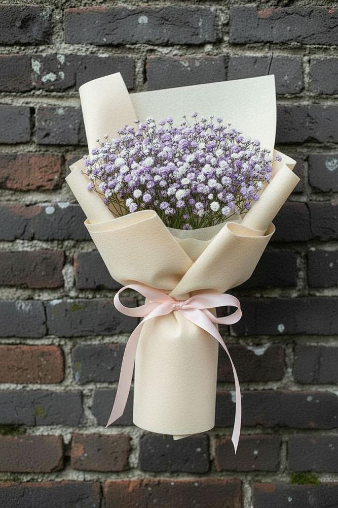 Букет цветов из: Гипсофила в Старое Шайгово