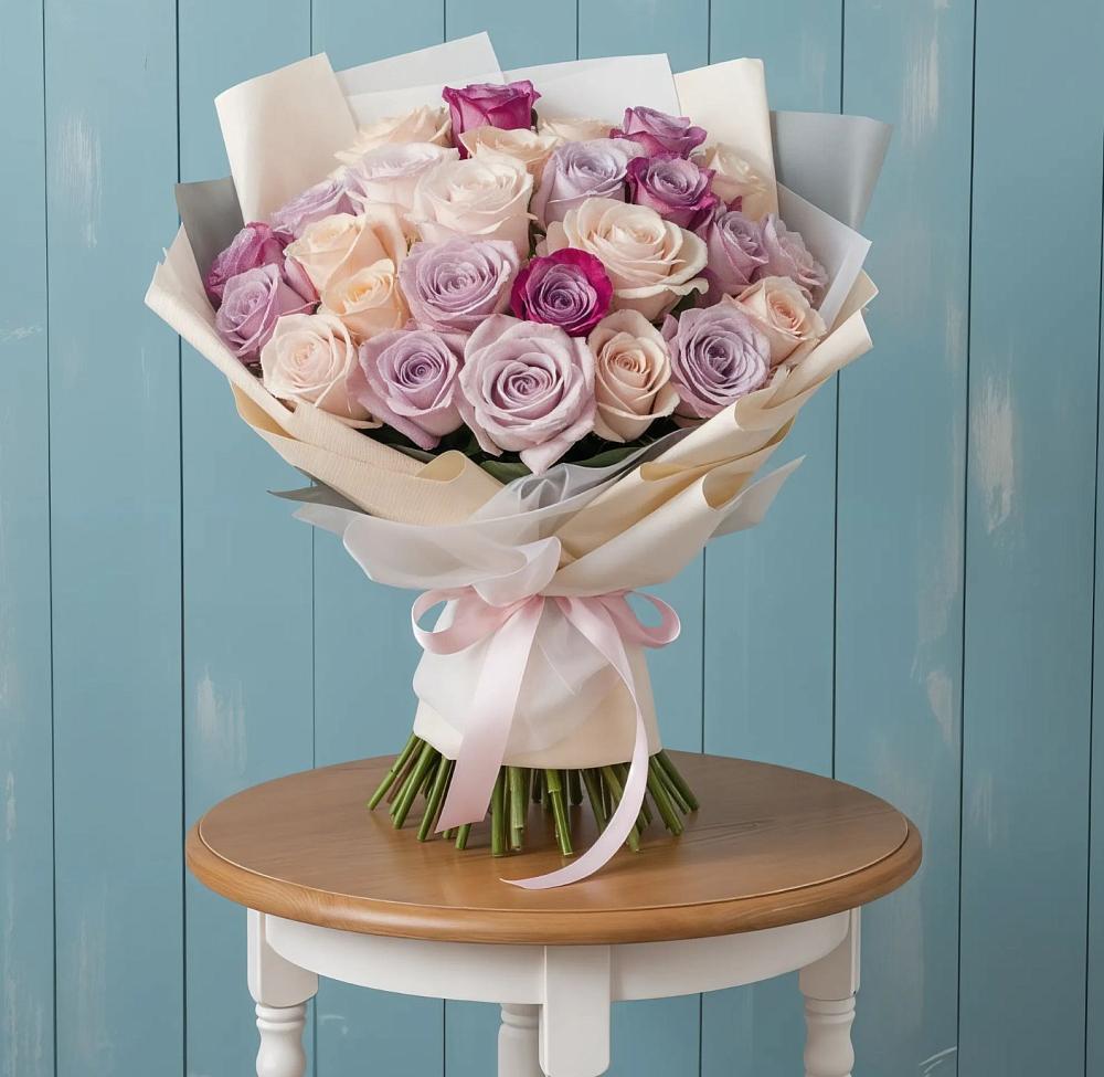 Букет цветов из: Розы в Старое Шайгово