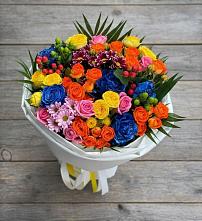 Букет цветов из:  Розы и Хризантемы в Старое Шайгово