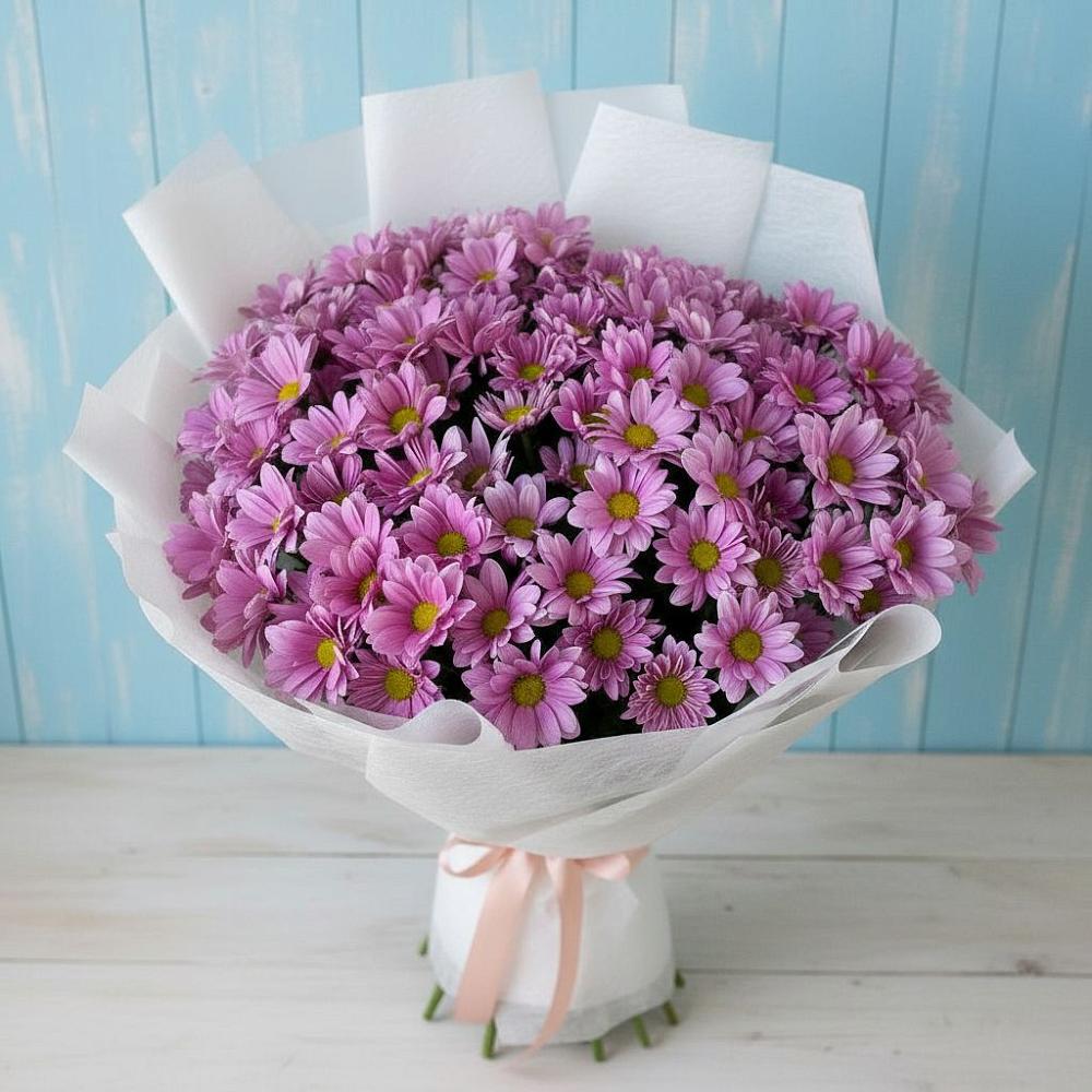 Букет цветов из: Хризантемы в Старое Шайгово