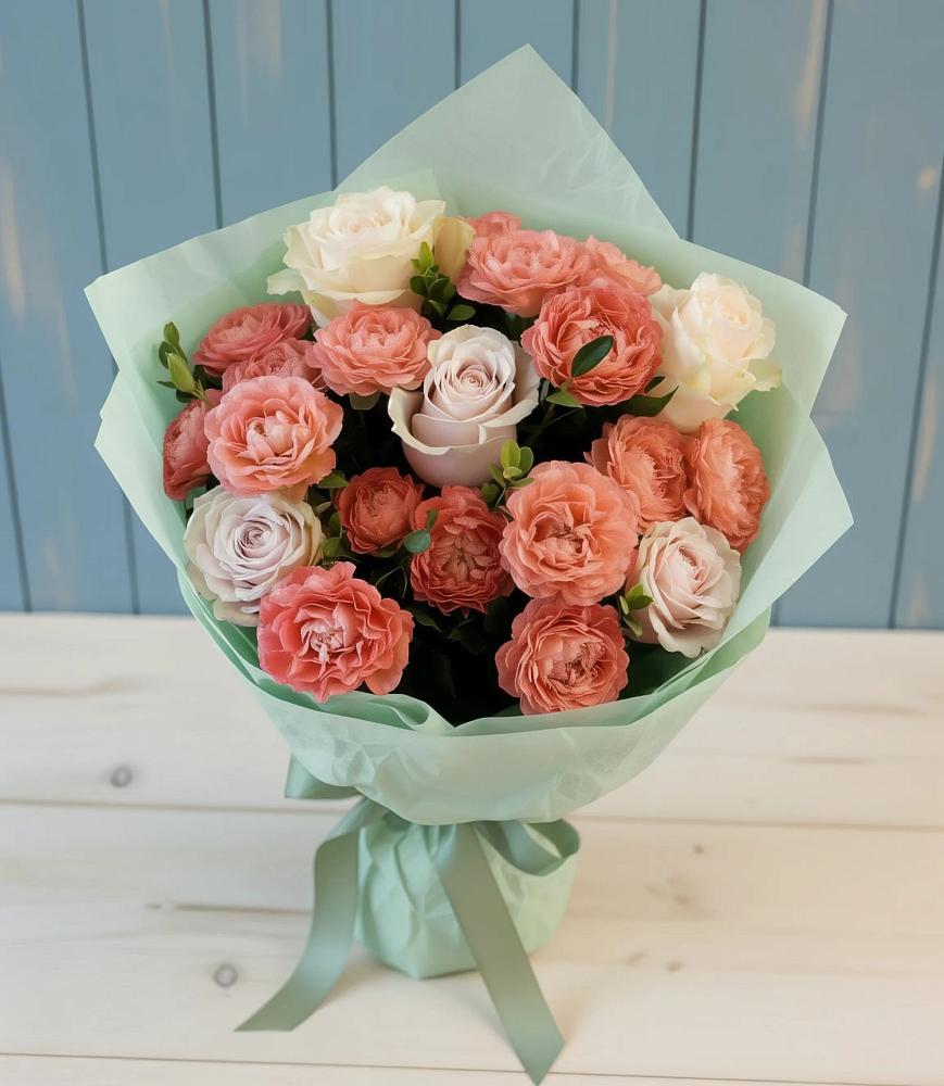 Букет цветов из: Розы в Старое Шайгово