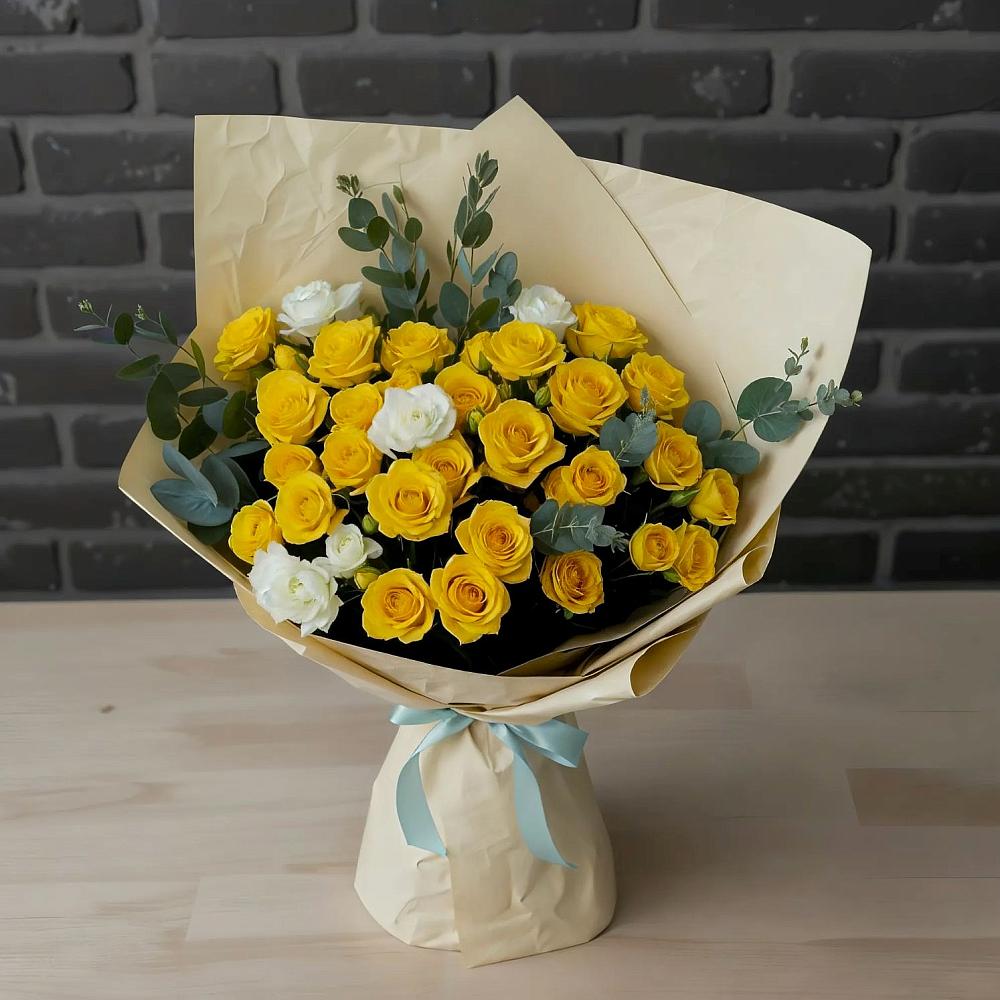 Букет цветов из: Розы в Старое Шайгово