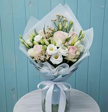 Букет цветов из:  Розы и Лизиантусы #REPLACE_PRED# Старое Шайгово
