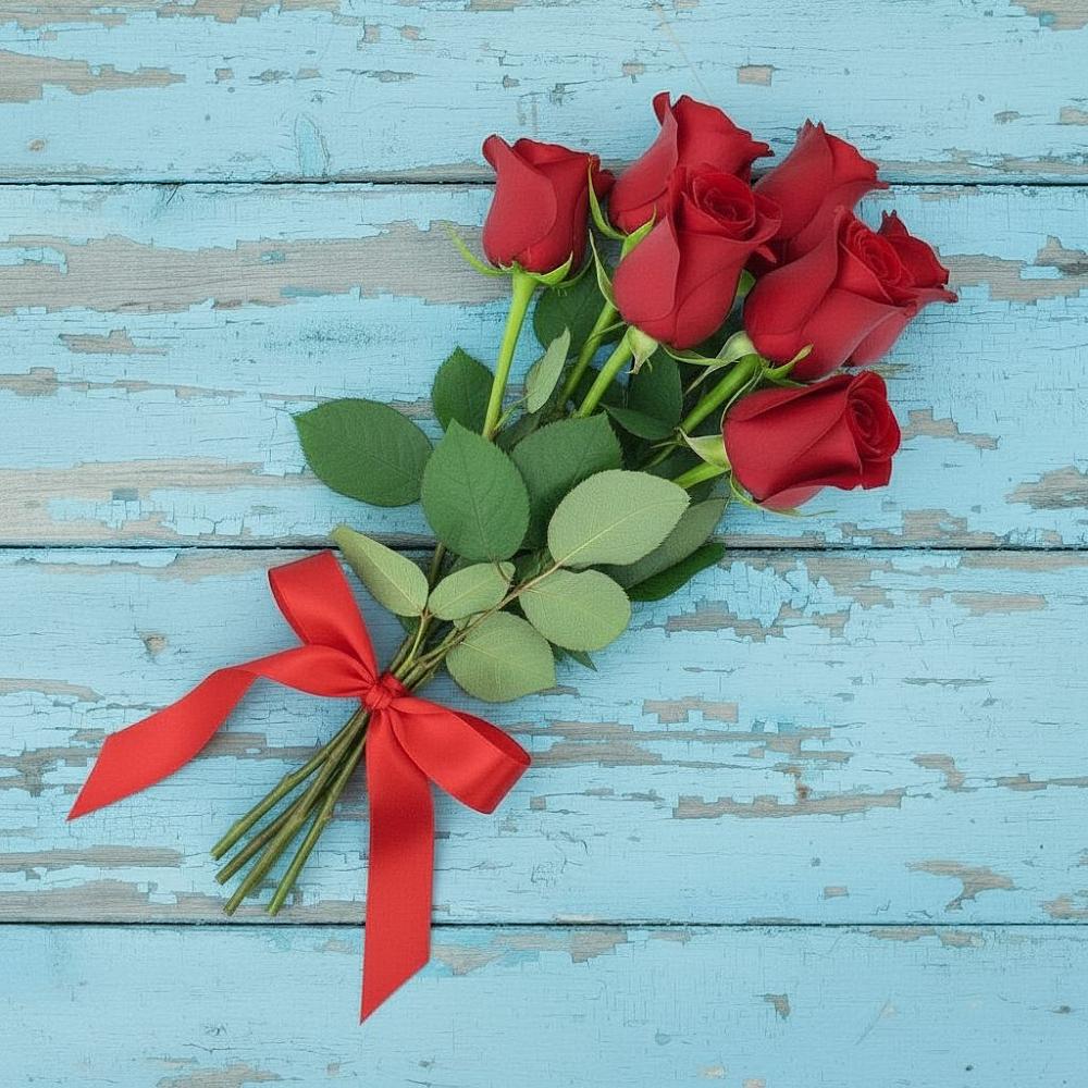 Букет Красные розы в Старое Шайгово