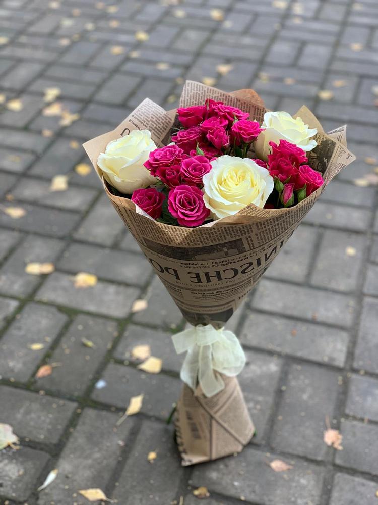 Букет цветов из: Розы в Старое Шайгово