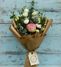 Букет цветов из:  Розы и Лизиантусы #REPLACE_PRED# Старое Шайгово